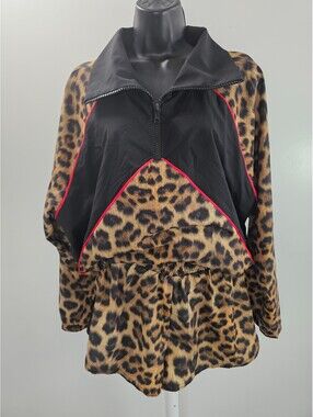 Terez Leopard Print Two-Piece Lounge Set